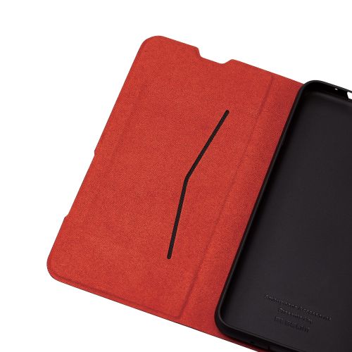 Galaxy A23 5G(SC-56C/SCG18)用レザーケース/手帳型/UltraSlim/薄型/磁石付き/ブラック