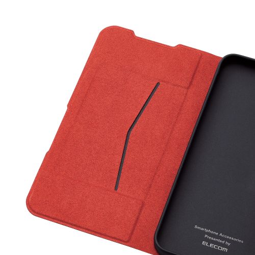 Galaxy A55 5G (SC-53E)用レザーケース/手帳型/UltraSlim/薄型/磁石付き/ブラック