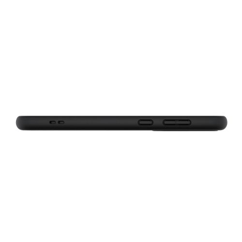 Galaxy A55 5G (SC-53E)用ハイブリッドケース/TOUGH SLIM LITE/フレームカラー/背面クリア/ストラップシート付属/ブラック