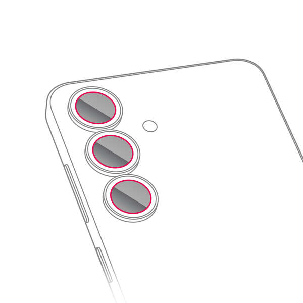 Galaxy S25(SC-51F)/カメラレンズフィルム/高透明