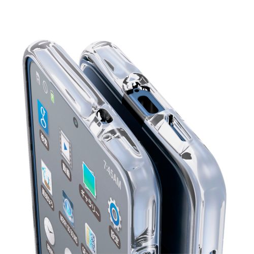 Galaxy S25(SC-51F)/ソフトケース/TOUGH SLIM LITE/衝撃吸収/ストラップシート付属/クリア