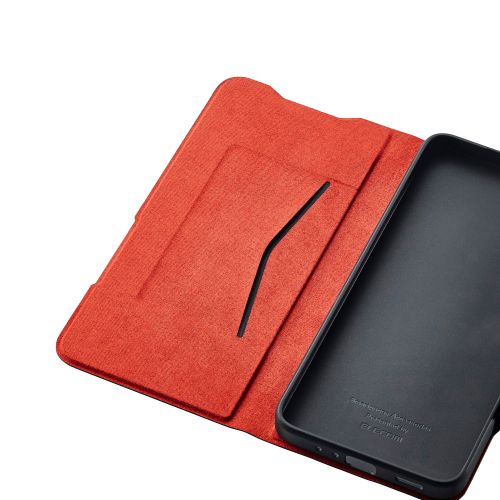 Galaxy A25 5G(SC-53F)/レザーケース/手帳型/UltraSlim/薄型/磁石付き/ブラック