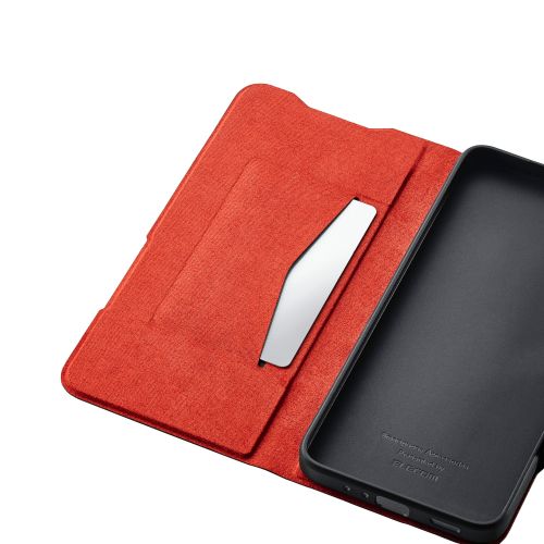 Galaxy A25 5G(SC-53F)/レザーケース/手帳型/UltraSlim/薄型/磁石付き/ブラック