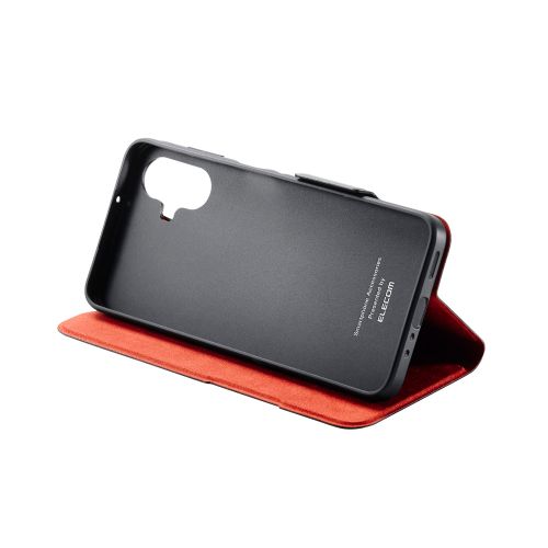 Galaxy A25 5G(SC-53F)/レザーケース/手帳型/UltraSlim/薄型/磁石付き/ブラック