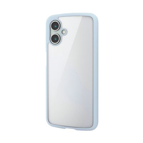Galaxy A25 5G(SC-53F)/ハイブリッドケース/TOUGH SLIM LITE/フレームカラー/背面クリア/ライトブルー