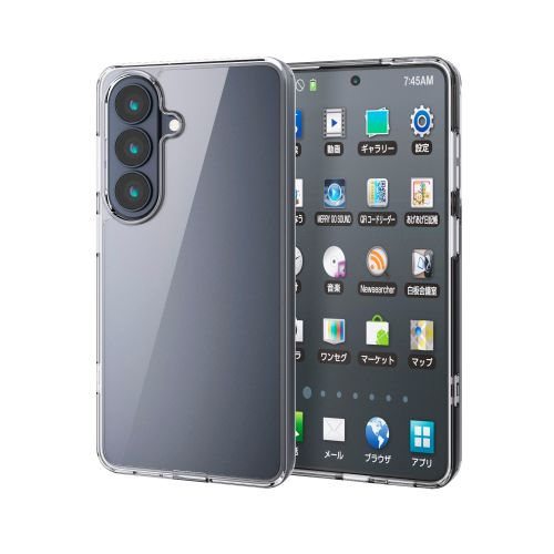 Galaxy S26 (SC-51G)/ハイブリッドケース/クリア