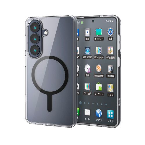 Galaxy S26 (SC-51G)/ハイブリッドケース/MAGKEEP/ブラック