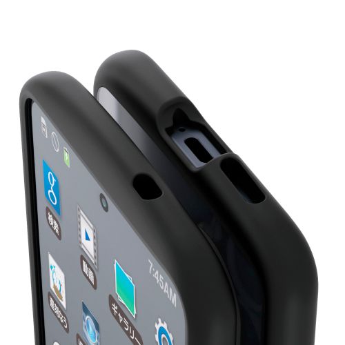 Galaxy S26 (SC-51G)/TOUGH SLIM LITE/フレームカラー/ストラップホールシート付/ブラック