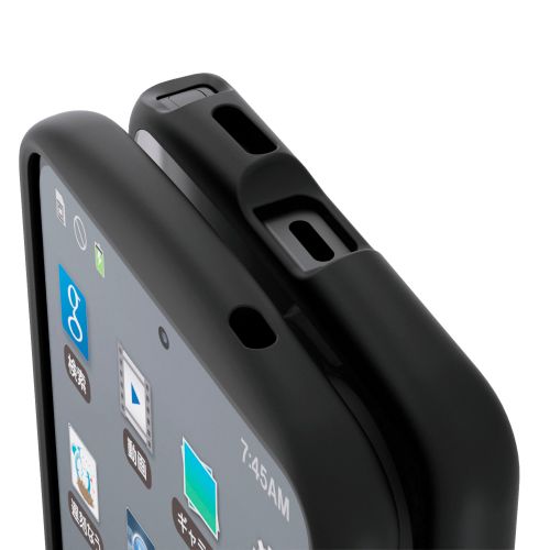 Galaxy S26 Ultra (SC-53G)/TOUGH SLIM LITE/フレームカラー/ストラップホールシート付/ブラック