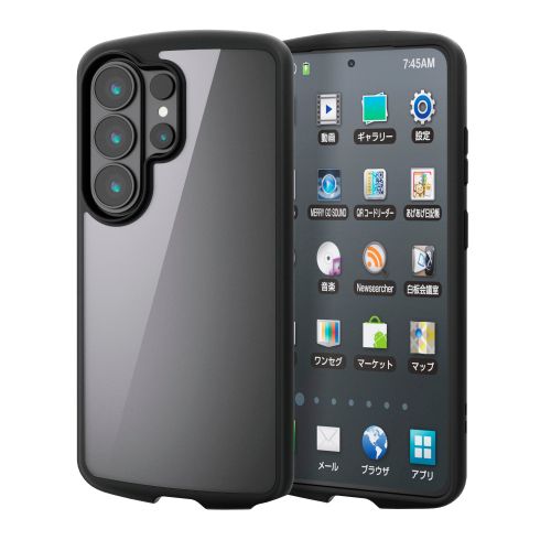 Galaxy S26 Ultra (SC-53G)/TOUGH SLIM LITE/フレームカラー/ストラップホールシート付/ブラック