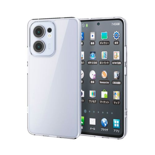 OPPO Reno 13A/ハイブリッドケース/クリア