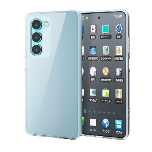 OPPO A5 5G/ハイブリッドケース/クリア