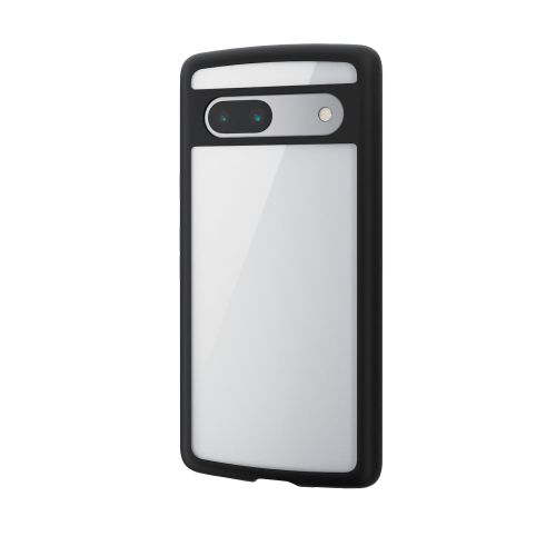 Google Pixel 7a用ハイブリッドケース/TOUGH SLIM LITE/フレームカラー/背面クリア/ブラック