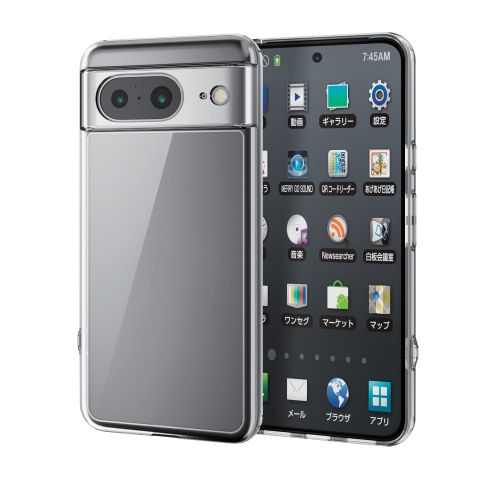 Google Pixel 8用ハイブリッドケース/極み/クリア