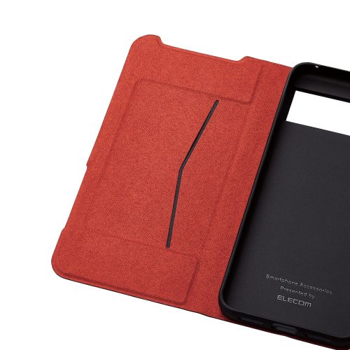 Google Pixel 8用レザーケース/手帳型/UltraSlim/薄型/磁石付き/ブラック
