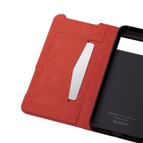 Google Pixel 8用レザーケース/手帳型/UltraSlim/薄型/磁石付き/ブラック