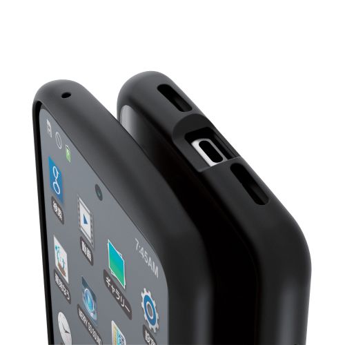 Google Pixel 8用ハイブリッドケース/TOUGH SLIM LITE/フレームカラー/背面クリア/ブラック