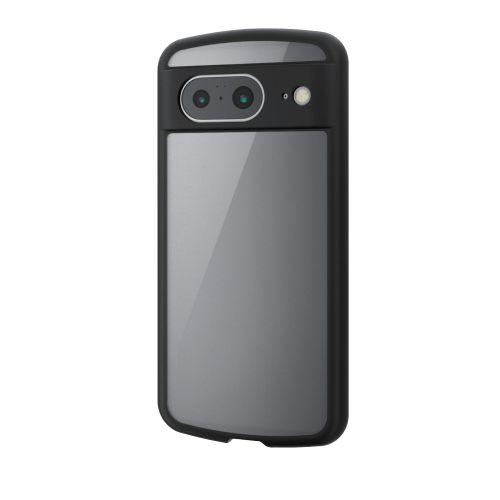 Google Pixel 8用ハイブリッドケース/TOUGH SLIM LITE/フレームカラー/背面クリア/ブラック