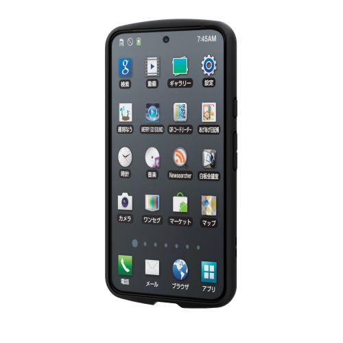 Google Pixel 8用ハイブリッドケース/TOUGH SLIM LITE/フレームカラー/背面クリア/ブラック