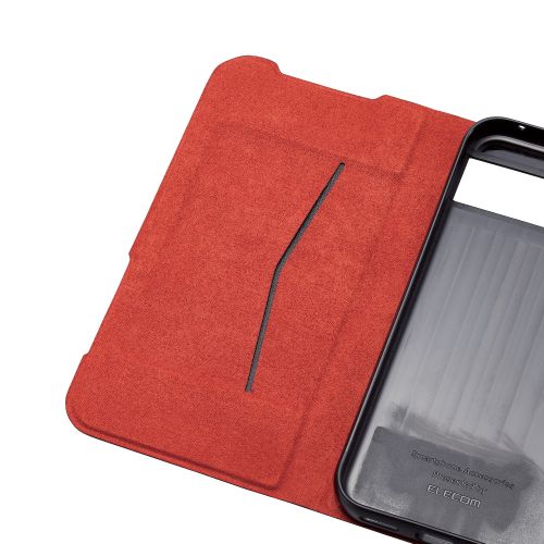 Google Pixel 8a用レザーケース/手帳型/UltraSlim/薄型/磁石付き/ブラック