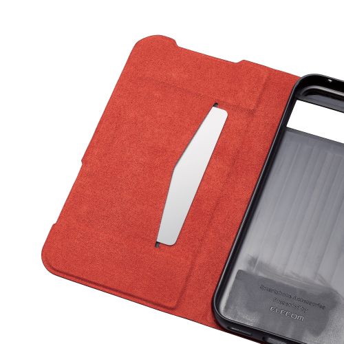 Google Pixel 8a用レザーケース/手帳型/UltraSlim/薄型/磁石付き/ブラック