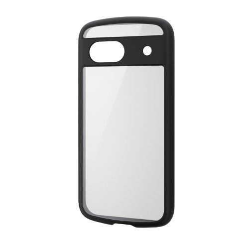 Google Pixel 8a用ハイブリッドケース/TOUGH SLIM LITE/フレームカラー/背面クリア/ストラップシート付属/ブラック