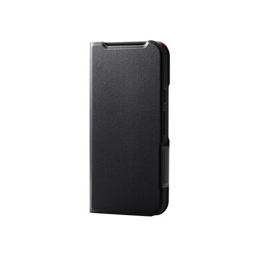 Google Pixel 9/Google Pixel 9 Pro用レザーケース/手帳型/UltraSlim/薄型/磁石付き/ブラック