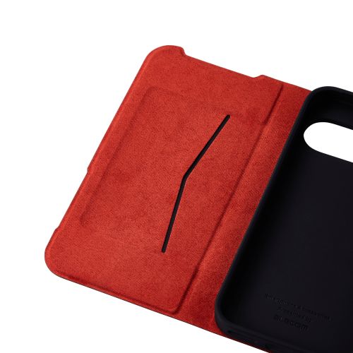 Google Pixel 9/Google Pixel 9 Pro用レザーケース/手帳型/UltraSlim/薄型/磁石付き/ブラック