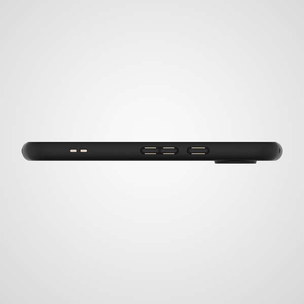 Google Pixel 9/Google Pixel 9 Pro用ハイブリッドケース/TOUGH SLIM LITE/フレームカラー/背面クリア/ストラップシート付属/ブラック