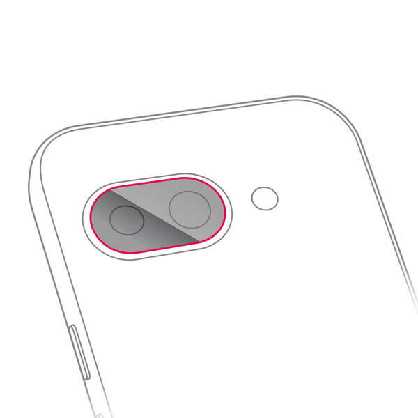 Google Pixel 9a/カメラレンズフィルム/高透明