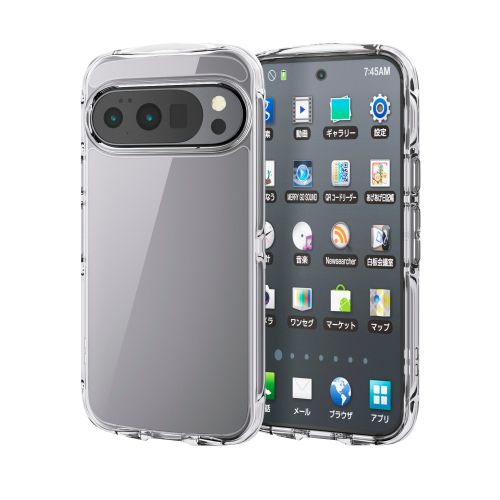 Google Pixel 10/Google Pixel 10 Pro/TOUGH SLIM LITE/オールクリア/ストラップホールシート付/クリア