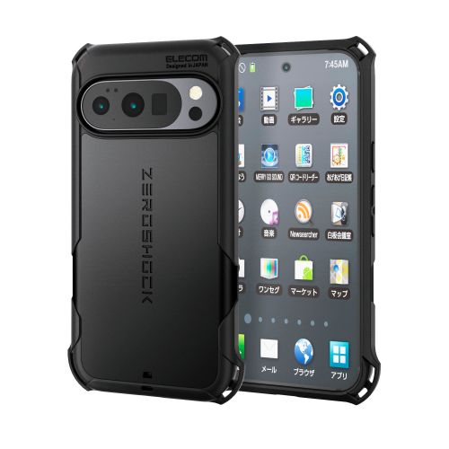 Google Pixel 10/Google Pixel 10 Pro/ZEROSHOCK/ブラック