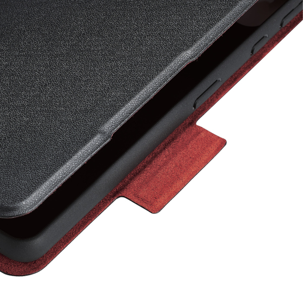 AQUOS sense4/AQUOS sense5G/AQUOS sense4 lite/AQUOS sense4 basic用レザーケース/手帳型/UltraSlim/薄型/磁石付き/ブラック
