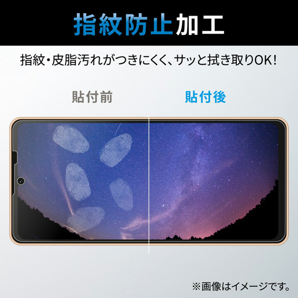 AQUOS sense6s(SHG07)/AQUOS sense6用ガラスフィルム/高透明/ブルーライトカット