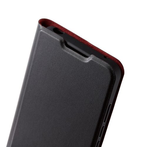 AQUOS wish2(SH-51C)/AQUOS wish(SHG06)用レザーケース/手帳型/UltraSlim/薄型/磁石付き/ブラック