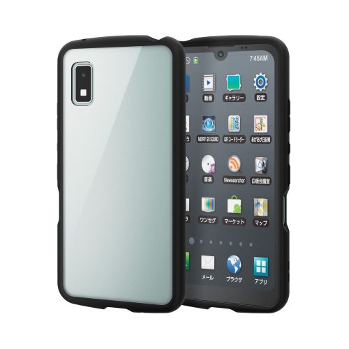 AQUOS wish2(SH-51C)/AQUOS wish(SHG06)用ハイブリッドケース/TOUGH SLIM LITE/フレームカラー/背面クリア/ブラック