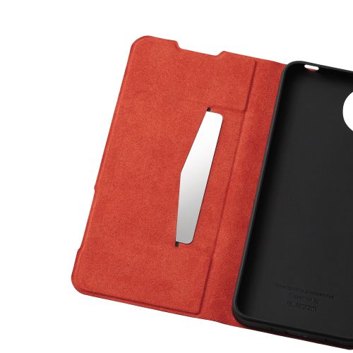 AQUOS wish4 (SH-52E)用レザーケース/手帳型/UltraSlim/薄型/磁石付き/ブラック