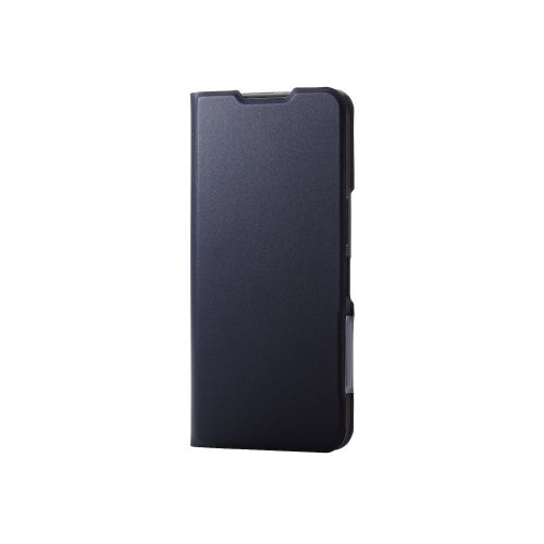 AQUOS wish4 (SH-52E)用レザーケース/手帳型/UltraSlim/薄型/磁石付き/ネイビー