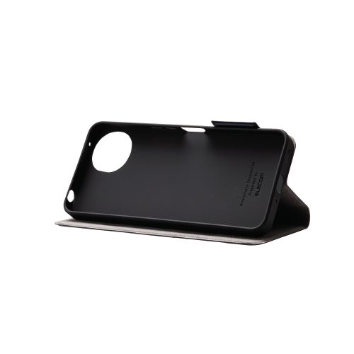 AQUOS wish4 (SH-52E)用レザーケース/手帳型/UltraSlim/薄型/磁石付き/ネイビー