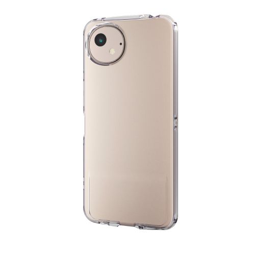 AQUOS wish4 (SH-52E)用ソフトケース/TOUGH SLIM LITE/衝撃吸収/ストラップシート付属/クリア