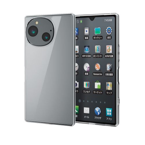 AQUOS R9 (SH-51E)用ハイブリッドケース/極み/クリア