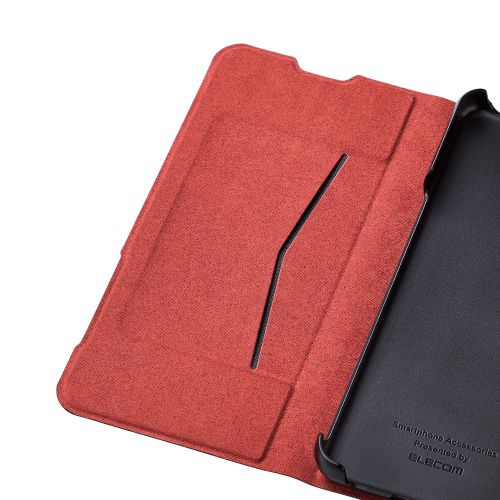 BASIO active2/シンプルスマホ7/BASIO active/シンプルスマホ6用レザーケース/手帳型/UltraSlim/薄型/磁石付き/ブラック