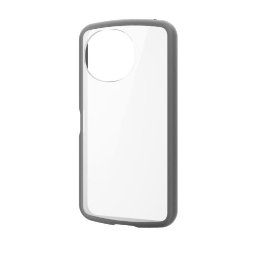 AQUOS sense9(SH-53E)用ハイブリッドケース/TOUGH SLIM LITE/フレームカラー/背面クリア/ブラック