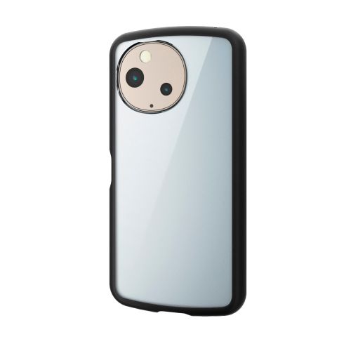 AQUOS sense9(SH-53E)用ハイブリッドケース/TOUGH SLIM LITE/フレームカラー/背面クリア/ブラック