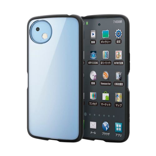 AQUOS wish5/TOUGH SLIM LITEケース/フレームカラー/ブラック