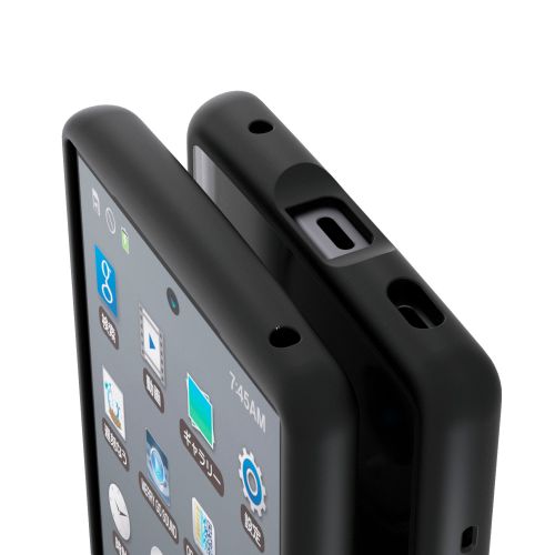 AQUOS R10/TOUGH SLIM LITEケース/フレームカラー/ブラック