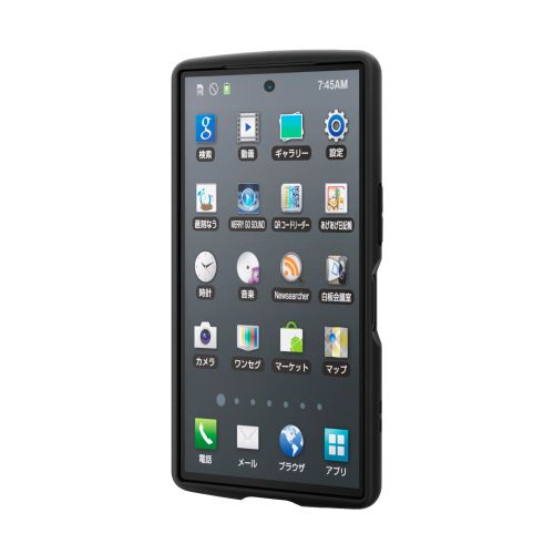 AQUOS R10/TOUGH SLIM LITEケース/フレームカラー/ブラック