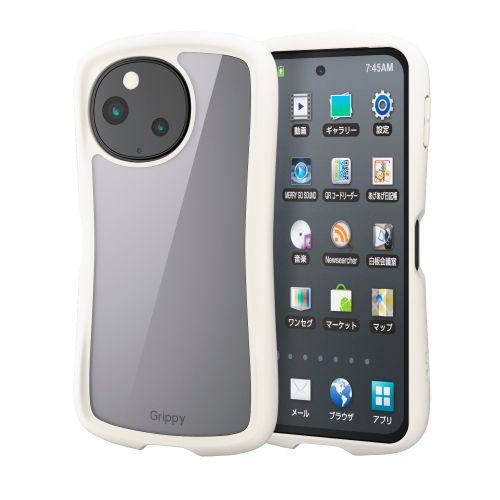 AQUOS sense10(SH-53F・SH-M33)/sense9(SH-53E・SH-M29)Grippy/フレームカラー/ホワイト