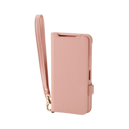 AQUOS sense10(SH-53F・SH-M33)/sense9(SH-53E・SH-M29)手帳型ケース/磁石付/耐衝撃/ハンドストラップ付/ピンク