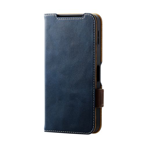 AQUOS sense10(SH-53F・SH-M33)/sense9(SH-53E・SH-M29)手帳型ケース/磁石付/耐衝撃/ネイビー